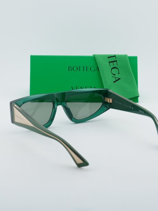 Bottega Veneta BV1277S 003 Cat Eye Sunglasses - Green main image 4